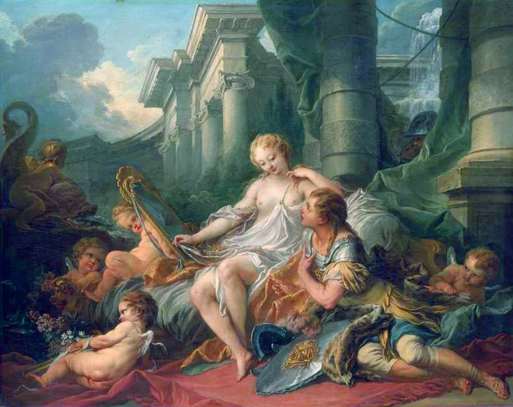 François Boucher - Rinaldo and Armida