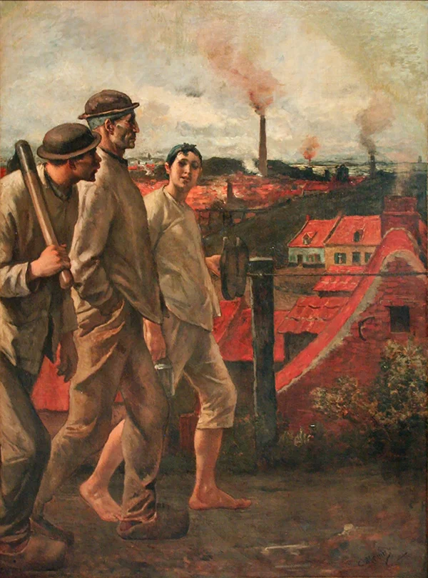 Constantin Meunier - Retour de la Mine