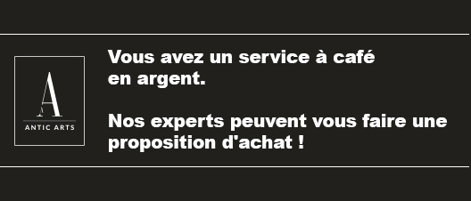 Composition d'un service à café en argent