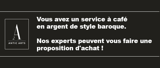 Services à café en argent baroque