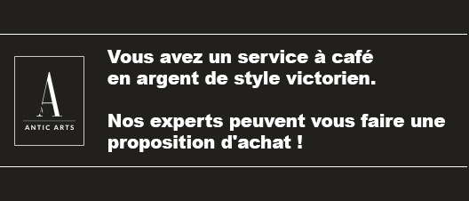 Service à café en argent de style victorien