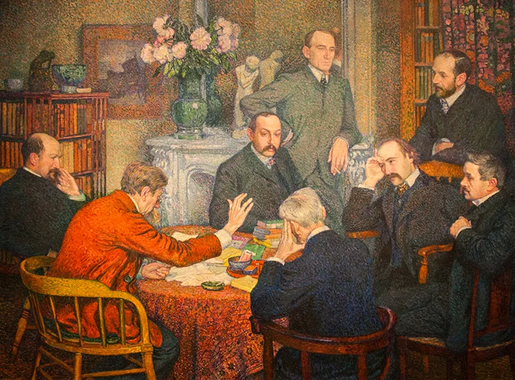 Theo van Rysselberghe The Reading 1903